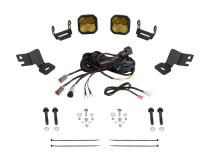 Stage Series A-Pillar Pod Kit for 2019-2023 Polaris RZR XP, Yellow (3000K) SS3 Pro Pro Yellow Combo