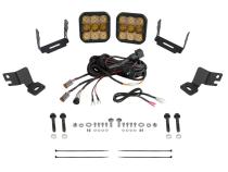 Stage Series A-Pillar Pod Kit for 2019-2023 Polaris RZR XP, Yellow (3000K) SS5 Sport Sport Yellow Combo