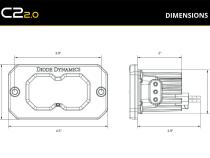 C2 2.0 Sport Yellow Flood Flush ABL Diode Dynamics