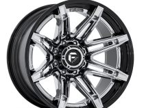 Aluminum Wheels 24X12 Brawl FC401PB 6 On 139.7 Chrome/Gloss Black Lip 106.1 Bore -44 Offset Fuel Off Road Wheels