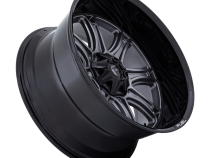Aluminum Wheels 22X9 Darkstar FC853AB 5 On 114.3/5 On 127 Matte Gunmetal Gray/Black Lip 78.1 Bore 1 Offset Fuel Off Road Wheels