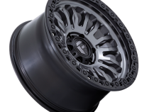 Aluminum Wheels 20X9 Rincon SBL FC857AB 5 On 127 Matte Gunmetal Gray Matte Black Lip 71.5 Bore 1 Offset Fuel Off Road Wheels