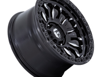 Aluminum Wheels 17X9 Rincon SBL FC857BE 5 On 127 Gloss Black Milled 71.5 Bore 1 Offset Fuel Off Road Wheels
