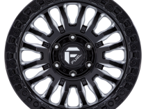 Aluminum Wheels 18X9 Rincon SBL FC857BE 5 On 127 Gloss Black Milled 71.5 Bore 1 Offset Fuel Off Road Wheels