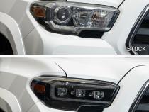 2016-2023 Toyota Tacoma Sequential LED Projector Headlights with Amber DRL Pair Form Lighting
