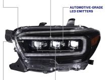 2016-2023 Toyota Tacoma Sequential LED Projector Headlights with Amber DRL Pair Form Lighting