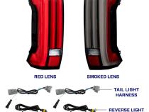 22-25 Toyota Tundra LED Tail Lights, Red (Pair) Form Lighting