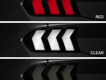 24-25 Ford Mustang Sequential LED Tail Lights, Clear (Pair) Form Lighting