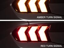 24-25 Ford Mustang Sequential LED Tail Lights, Red (Pair) Form Lighting