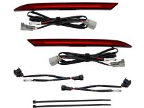 2018-Present Ford Mustang LED Rear Reflector Red Pair Form Lighting