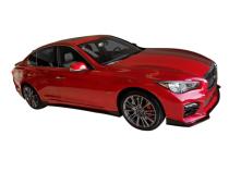 Infiniti Q50 Side Skirts Matte Black For 14-17 Infiniti Q50 Stillen
