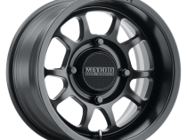 Aluminum Wheels 15x10 MR409 Bead Grip UTV Bolt Pattern 4 On 156 Offset 0 Lip Size 4.33 Matte Black MB Method