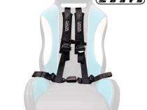 4 Point Harness 2 Inch Auto Buckle Black HSP Seats