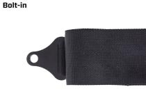 Bolt-In Seat Belt Harness Tab Black PRP Seats