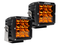 LED Light Pods D-XL Amber PRO Pair Surface Mount Brackets and Hardware Vibration Dampeners Wire Harness &amp;amp; Switch Rigid Industries