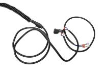 Heated Flat Suede Steering Wheel, Black PRP Seats