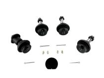 Apex Chassis Heavy Duty Knurled Ball Joint Kit 19-22 Jeep Gladiator JT 18-22 Jeep Wrangler JL/JLU Rubicon Mohave Sahara Sport Includes: 2 Upper and 2 Lower Apex Chassis