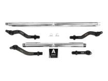 Heavy Duty Polished Aluminum Tie Rod and Drag Link Axle Swap Kit Currie 72.5 Inch Jeep JK 2.5T This No-Flip kit is for Axle Upgrade Options Only Apex Chassis