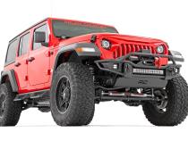 Front Winch Bumper Tubular Skid Plate Jeep Gladiator JT/Wrangler JK &amp;amp; JL/Wrangler Unlimited Rough Country