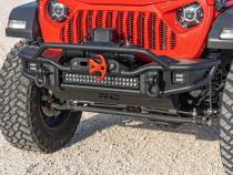 Front Winch Bumper Tubular Skid Plate Jeep Gladiator JT/Wrangler JK &amp;amp; JL/Wrangler Unlimited Rough Country