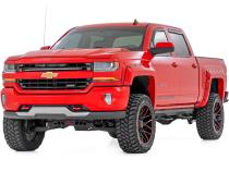 SRL2 Adj Aluminum Step Crew Cab Silverado/Sierra 1500/2500HD/3500HD (07-18 &amp;amp; Classic) Rough Country