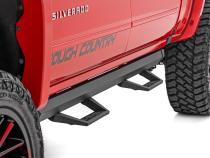 SRL2 Adj Aluminum Step Crew Cab Silverado/Sierra 1500/2500HD/3500HD (07-18 &amp;amp; Classic) Rough Country