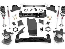 6 Inch Lift Kit Cast Steel M1 Struts/M1 Silverado/Sierra 1500 (14-18 &amp;amp; Classic) Rough Country