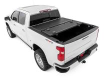 Hard Low Profile Bed Cover 5 Foot 9 Inch Bed Rail Caps Silverado/Sierra 1500/2500HD/3500HD (14-19 &amp;amp; Classic) Rough Country
