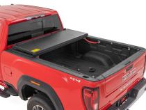 Hard Low Profile Bed Cover 6 Foot 9 Inch Bed Rail Caps Silverado/Sierra 2500HD/3500HD (20-26) Rough Country