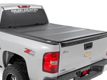 Hard Tri-Fold Flip Up Bed Cover 5 Foot 9 Inch Bed Silverado/Sierra 1500 (07-13) Rough Country