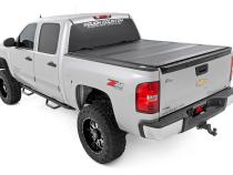 Hard Tri-Fold Flip Up Bed Cover 5 Foot 9 Inch Bed Silverado/Sierra 1500 (07-13) Rough Country