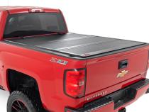 Hard Tri-Fold Flip Up Bed Cover 5 Foot 9 Inch Bed Silverado/Sierra 1500 (14-18 &amp;amp; Classic) Rough Country