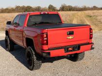 Hard Tri-Fold Flip Up Bed Cover 5 Foot 9 Inch Bed Silverado/Sierra 1500 (14-18 &amp;amp; Classic) Rough Country