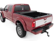 Hard Tri-Fold Flip Up Bed Cover 6 Foot 10 Inch Bed Ford F-250/F-350 Super Duty (99-16) Rough Country