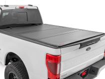 Hard Tri-Fold Flip Up Bed Cover 6 Foot 10 Inch Bed Ford F-250/F-350 Super Duty (17-26) Rough Country