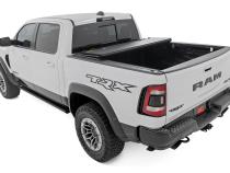 Hard Tri-Fold Flip Up Fold Bed Cover 5 Foot 7 Inch Bed Ram 1500 (19-26)/1500 TRX (21-24) Rough Country