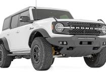Front Bumper Modular Full Wings Flood Fog Ford Bronco 4WD (21-25) Rough Country
