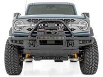 LED Light Kit Fog Mount Triple 2 Inch Black Pair Spot Ford Bronco (21-25) Rough Country