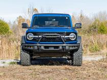 Safari Bar 12 Inch LED Light Bar Black Single Row OE Modular Steel Ford Bronco (21-25) Rough Country