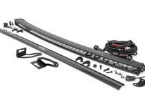 LED Light Kit Roof Mount 40 Inch Black Single Row Jeep Cherokee KL (14-23) Rough Country