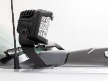LED Light Kit Ditch Mount 2 Inch Black Pair Spot Chevy 1500 &amp;amp; Silverado/Sierra 2500HD/3500HD (07-14) Rough Country