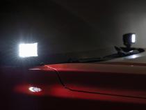 LED Light Kit Ditch Mount 2 Inch Black Pair Amber DRL Toyota Tundra (22-26) Rough Country