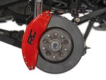 Caliper Covers Front and Rear Red Sport Jeep Gladiator JT/Wrangler JL (18-26) Rough Country