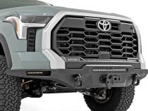 Hybrid Front Bumper 12000S Black LED w/ White DRL Toyota Tundra (22-26) Rough Country