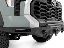 Hybrid Front Bumper 12000S Black LED w/ White DRL Toyota Tundra (22-26) Rough Country