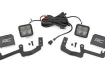 LED Light Kit Ditch Mount 2 Inch Spectrum Pair Spot Chevy Silverado 1500 (19-26) Rough Country