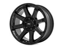 81 Series Wheel One-Piece Semi Gloss Black 20x9 5x150 +18mm Rough Country