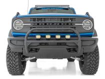 LED Light Kit Upper Windshield 40 Inch Spectrum Single Row Ford Bronco (21-25) Rough Country