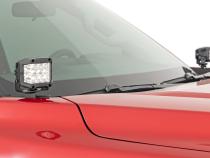 LED Light Kit Ditch Mount 2 Inch Spectrum Pair Spot Toyota Tundra (22-26) Rough Country