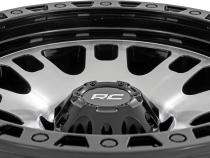 82 Series Wheel One-Piece Machined Semi Gloss Black 18x9 6x5.5 -12mm Rough Country